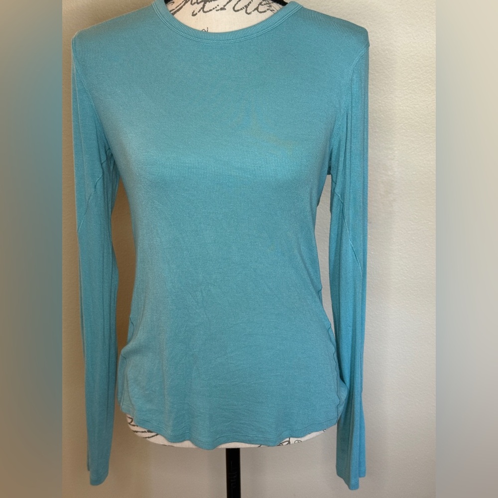 Lululemon Hold Tight Tidal Teal long sleeve. Like New used once
